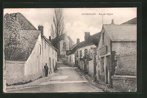 AK Faverolles, Rue de l`Église