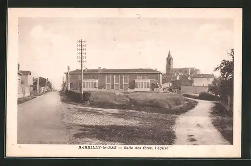 AK Dardilly-le-Bas, Salle des fetes, l`Eglise