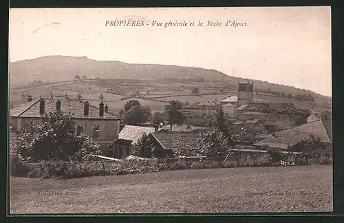 AK Propieres, Vue gènèrale et la Roche d`Ajoux