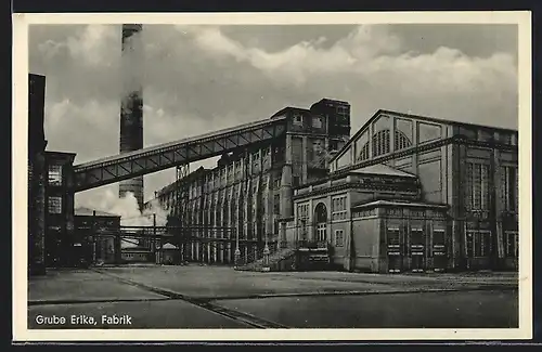 AK Grube Erika, Fabrik, Kohlebergbau