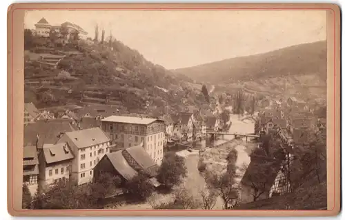 Fotografie Ansicht Neuenbürg /Schwarzwald, Panorama