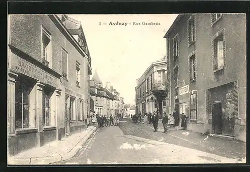 AK Avenay, Rue Gambetta