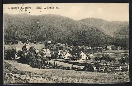 AK Sülzhayn /s. Harz, Blick von Sandglins