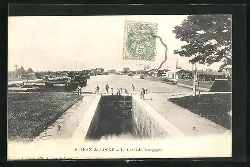 AK St-Jean-de-Losne, Le Canal de Bourgogne