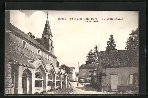 AK Salives, Le lavoir source de la Tille