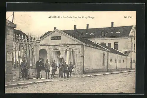 AK Auxonne, Entrée du Quartier Marey-Monge