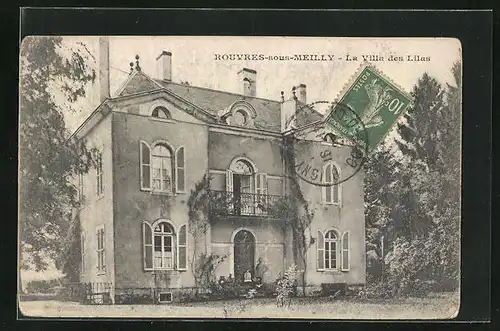 AK Rouvres-sous-Meilly, La Villa des Lilas, Facade