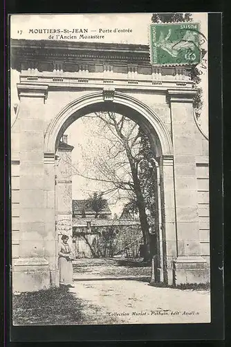 AK Moutiers-Saint-Jean, Porte d`entrée de l`Ancien Monastère