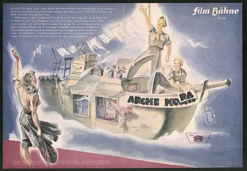 Filmprogramm FB Nr. 48, Arche Nora, Edith Schneider, Willy Maertens, Claus Hofer, Regie Werner Klingler