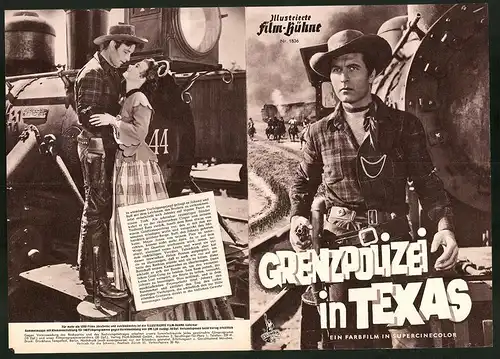 Filmprogramm IFB Nr. 1836, Grenzpolizei in Texas, George Montgomery, Gale Storm, Jerome Courtland, Regie Phil Karlson