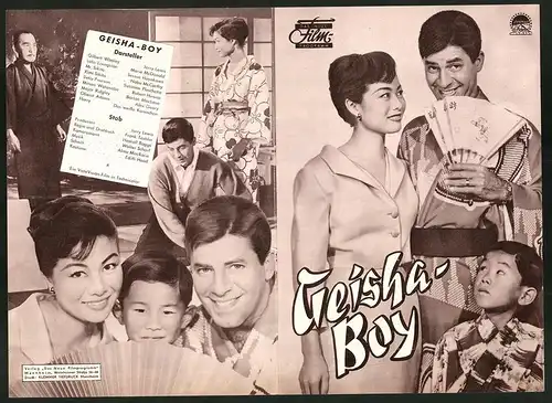 Filmprogramm DNF, Geisha-Boy, Jerry Lewis, Marie McDonald, Sessue Hayakawa, Regie Frank Tashlin