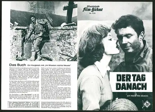 Filmprogramm IFB Nr. 7119, Der Tag danach, Cliff Robertson, Red Buttons, Irina Demick, Regie Robert Parrish