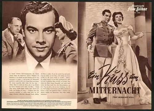 Filmprogramm IFB Nr. 1216, Ein Kuss um Mitternacht, Kathryn Grayson, Ethel Barrymore, Mario Lanza, Regie Norman Taurog