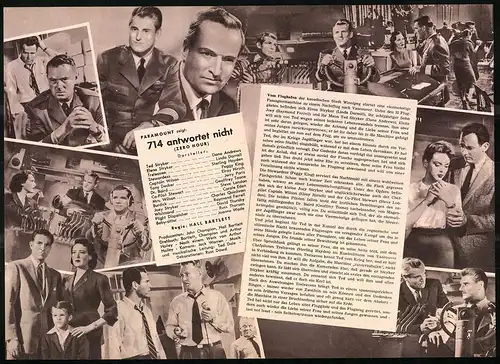 Filmprogramm DNF Nr. 3989, 714 antwortet nicht, Dana Andrews, Linda Darnell, Peggy King, Regie Hall Bartlett