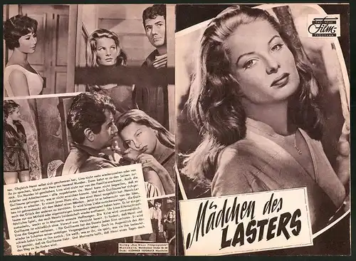 Filmprogramm DNF, Mädchen des Lasters, Belinda Lee, Daniel Gelin, Dany Carrel, Regie Luis Saslavsky