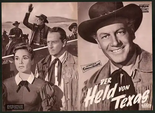 Filmprogramm DNF, Der Held von Texas, Joel McCrea, Felicia Farr, Jeff Morrow, Regie Byron Haskin