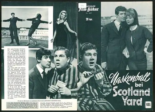 Filmprogramm IFB Nr. 6557, Maskenball bei Scotland Yard, Bill Ramsey, France Anglade, Regie Domenico Paolella