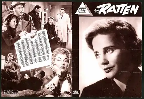 Filmprogramm DNF, Die Ratten, Pauline Karka, Maria Schell, Regie: Robert Siodmak