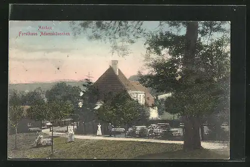 AK Aachen, Gasthaus Forsthaus Adamshäuschen