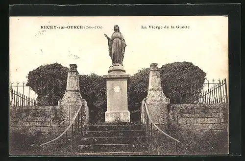 AK Recey-sur-Ource, La Vierge de la Guette