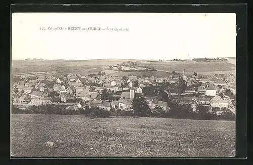 AK Recey-sur-Ource, Vue Generale