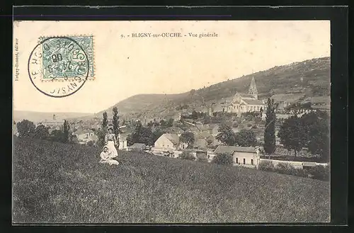 AK Bligny-sur-Ouche, Vue generale