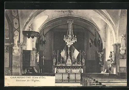 AK Champdotre, Intérieur de l`Eglise