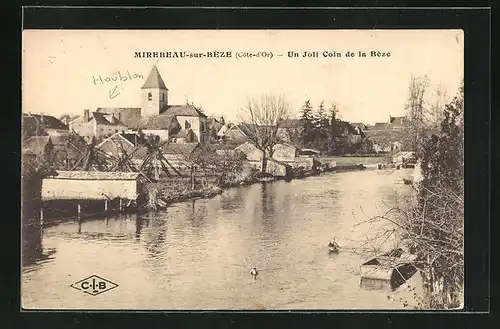 AK Mirebeau-sur-Béze, Un Joli Coin de la Béze