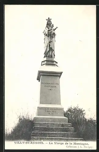 AK Villy-en-Auxois, la Vierge de la Montagne