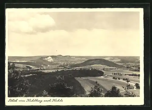 AK Gumperda, Blick vom Kählberg nach Kähla