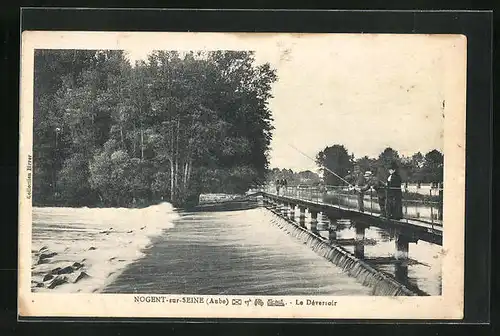 AK Nogent-sur-Seine, Le Déversoir