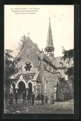 AK Bar-sur-Seine, Chapelle de Noitre-Dame-du-Chêne dans le Bois de la Garenne