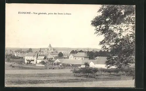 AK Ecouche, Vue generale, prise des fours a chaux