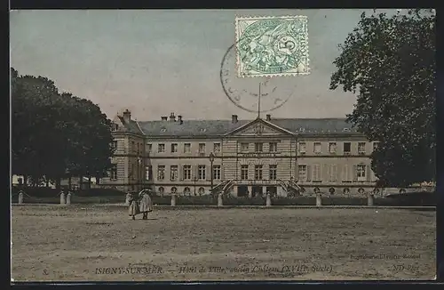 AK Isigny-sur-Mer, Hotel de Ville, ancien Chateau