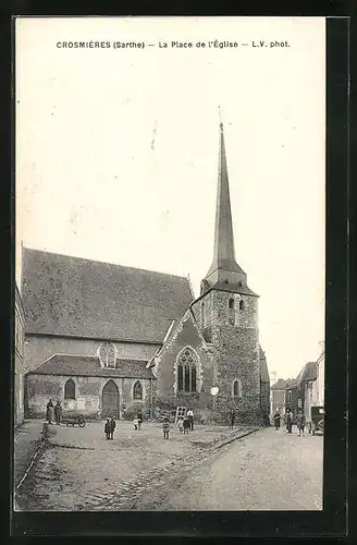 AK Crosmières, La Place de l`Église