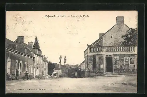 AK St-Jean-de-la-Motte, Rue de la Poste