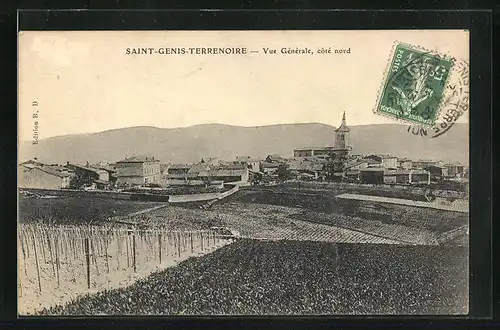 AK Saint-Genis-Terrenoire, Vue générale