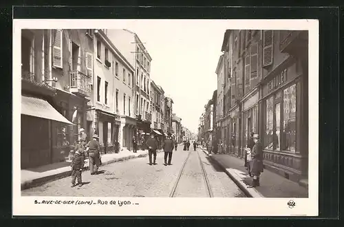 AK Rive-de-Gier, Rue de Lyon