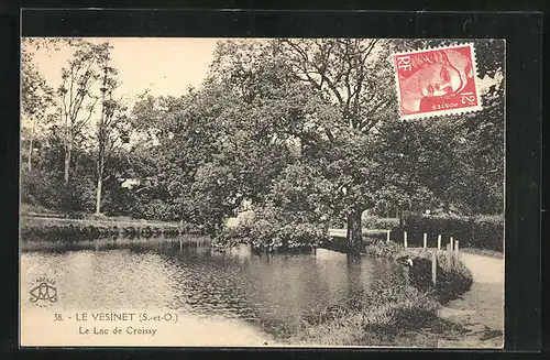 AK Le Vesinet, Le Lac de Croissy