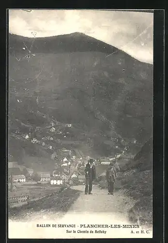 AK Plancher-les-Mines, Sur le Chemin de Belfahy