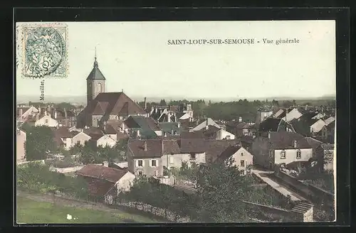 AK Saint-Loup-sur-Semouse, Vue générale