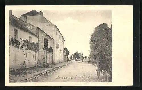 AK Dampierre-sur-Salon, Strassenpartie