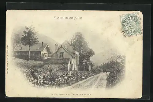 AK Plancher-les-Mines, La Chapelle & la Ferme St. Antoine