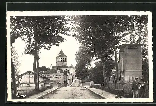 AK Montmoreau, Le Pont sur la Tude