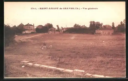 AK Saint-Amant-de-Graves, Vue générale