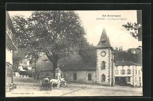 AK Jussac, La Place et l`Eglise