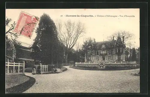 AK Marnes-la-Coquette, Chateau d`Allemagne