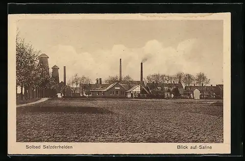 AK Salzderhelden, Blick auf Saline, Salzbergwerk