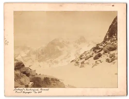 Fotografie Boynger, Ansicht St. Anton, Seekopf vom Kuchjoch, Ferwall