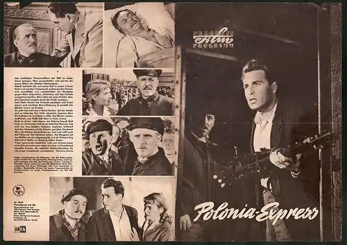 Filmprogramm PFP Nr. 127 /57, Polonia-Express, Alice Graf, Horst Schön, Regie: Kurt Jung-Alsen